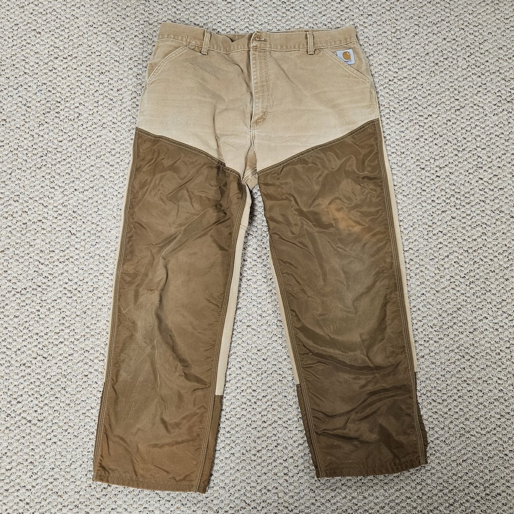 Vintage USA Carhartt 40x30 Brush Briar Double Knee Hunting Pants WU256‎ Union